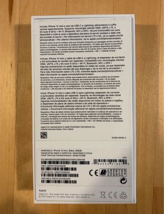 iPhone 12 mini 256GB Nero