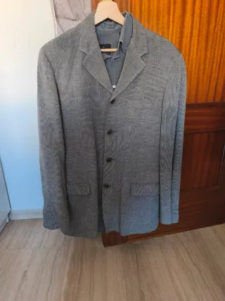 Chaqueta Zara Caballero Gris