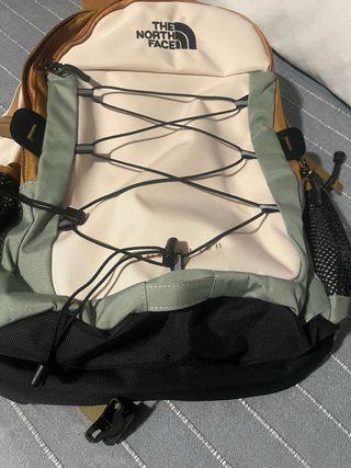 Mochila The North Face Beige y Verde