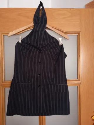 Top rayas espalda abierta