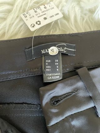 Pantalón Mango Negro Talla M