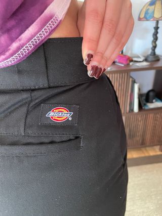 Pantalones Chinos Dickies Negros Mujer