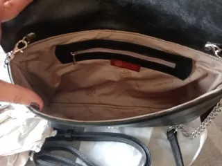 Bolso de piel Laura Valle negro