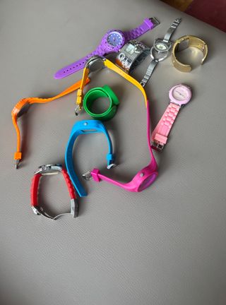 Lote 11 Relojes Mujer Varios Colores