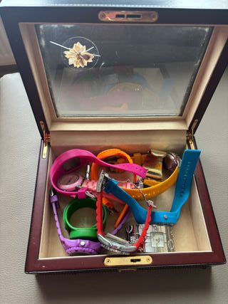 Lote 11 Relojes Mujer Varios Colores