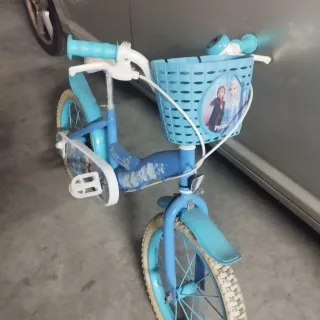 Bicicleta infantil azul Frozen