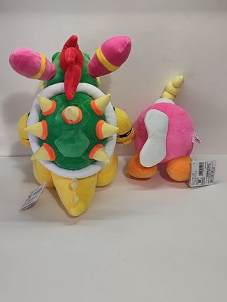 Peluche Super Mario Sorella Bowser e Bombette