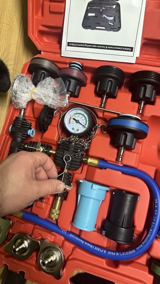 Kit 28 Pz Controllo Tester Pressione Radiatore Pro