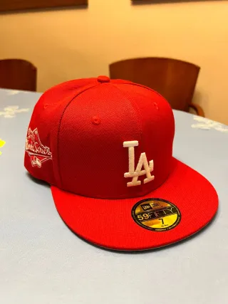 Gorra New Era LA Dodgers 59FIFTY Roja