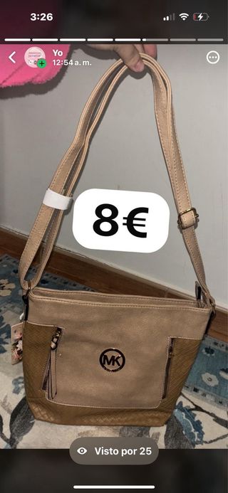Bolso negro mujer cada unidad 8€