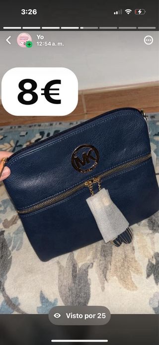 Bolso negro mujer cada unidad 8€