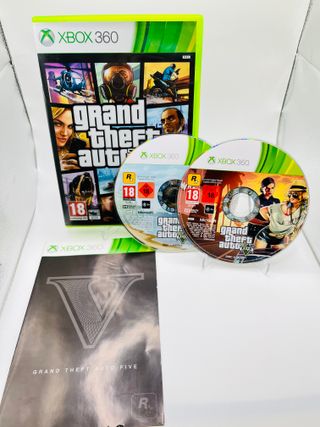 GTA 5 Xbox 360 PAL Manual Multilingua