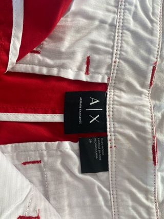 Shorts Rossi ragazzo Armani Exchange