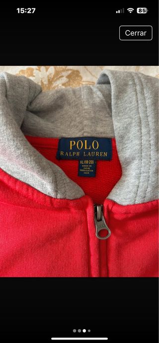 Chaqueta Polo Ralph Lauren Roja y Azul