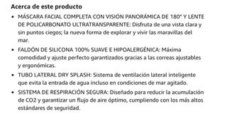 Nuevo! Máscara Komodo snorkel Integral