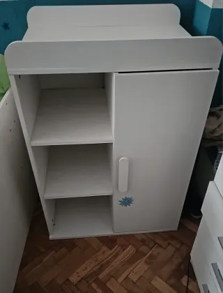 Mueble cambiador bebé blanco