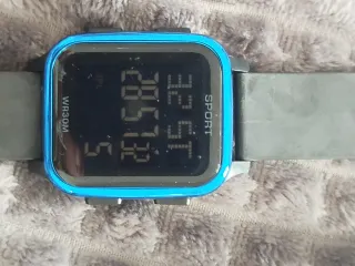 Reloj Digital WR30M Sport Azul/Gris