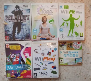 Nintendo Wii con muchos juegos y accesorios