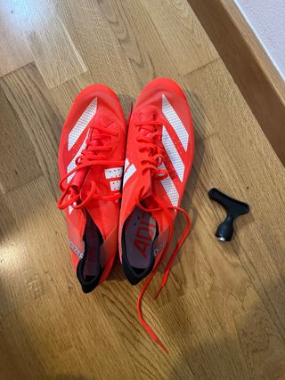 Zapatillas Atletismo Adidas Adizero Rojas