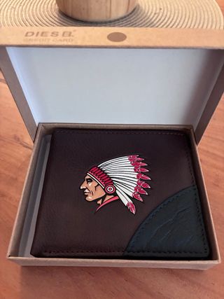 Cartera Diesel Piel India Sin Estrenar