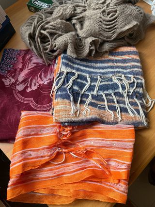 Set Sciarpe Donna Multicolore