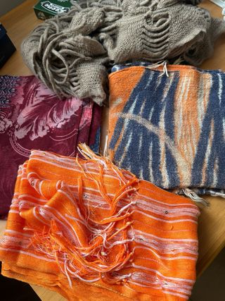 Set Sciarpe Donna Multicolore