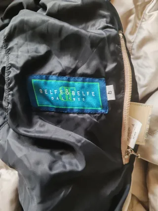 Piumino donna Belfe beige taglia 42