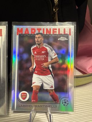 Lote 3 cromos Arsenal Saka, Nwaneri RC, Martinelli