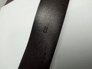 Cinturón trenzado Carolina azul y marrón