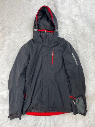 Chaqueta Salomon Talla S Negra y Roja