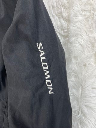 Chaqueta Salomon Talla S Negra y Roja