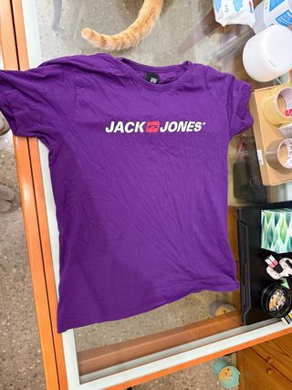 Camiseta Jack & Jones Morada
