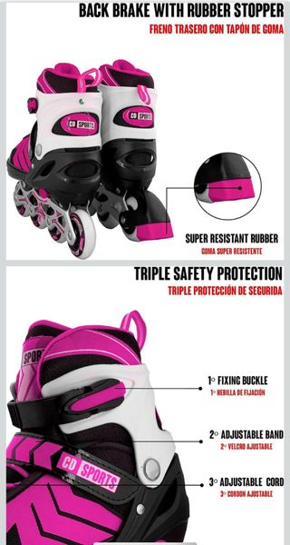 Patines en línea extensibles a estrenar