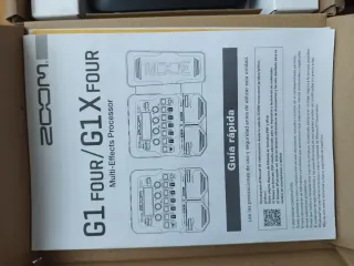 Pedalera multiefectos Zoom G1 Four guitarra
