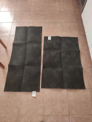 Tappeti da Cucina Grigio e Bianco