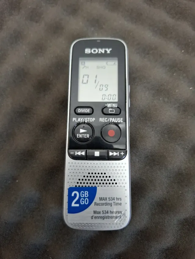 Gravador de voz Sony ICD-BX112