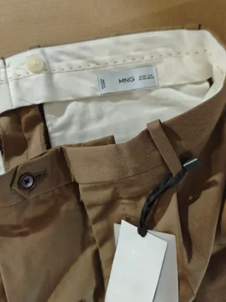 Pantalón de hombre, lana Mango x Boglioli talla 38