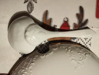 Set Ceramica Bavaria Bianco Oro