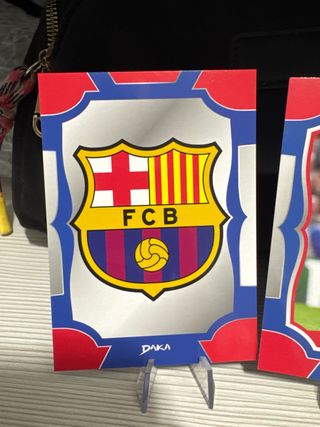 Lote 3 cromos FC Barcelona (Ronaldinho, Puyol)