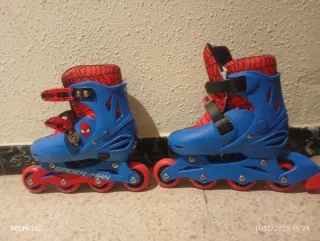 Patines en línea Spiderman Talla 30-33 Ajustable