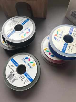 Cintas de mercería (varios colores)