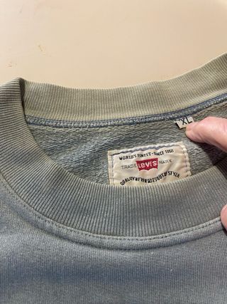 Felpa Levi's uomo grigia e blu