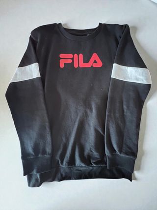 Sudadera Fila Negra Talla 16 Años