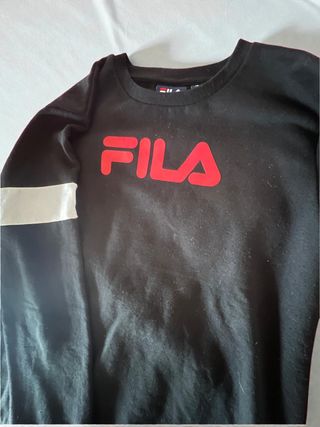 Sudadera Fila Negra Talla 16 Años