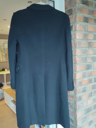 Abrigo Negro Invierno Mujer