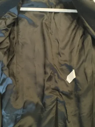 Abrigo Negro Invierno Mujer