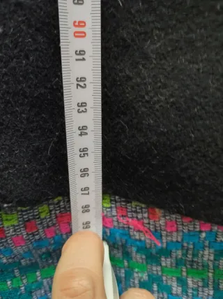 Abrigo Negro Invierno Mujer