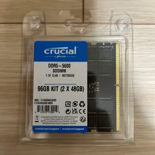 Crucial DDR5 96GB (2x48GB) 5600MHz SODIMM