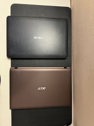 2 portátiles Asus y Acer i3 e i5