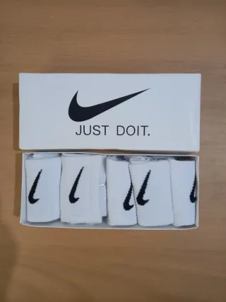 Calcetines Nike Blancos Talla Única (Pack 5)